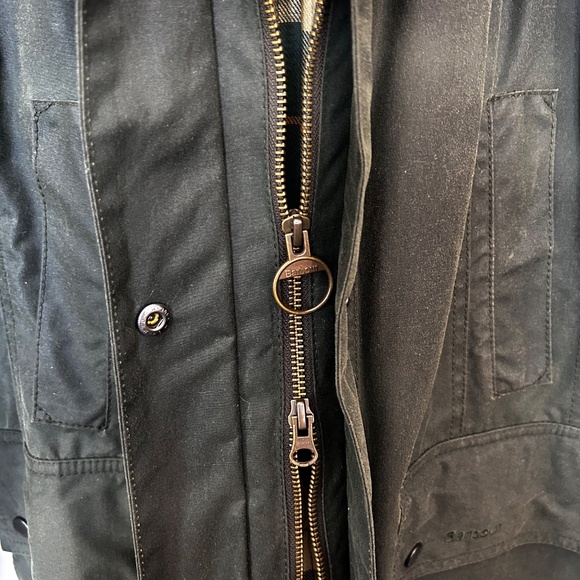 Barbour Beadnell® Waxed Jacket Sage Tartan - Picture 3 of 16